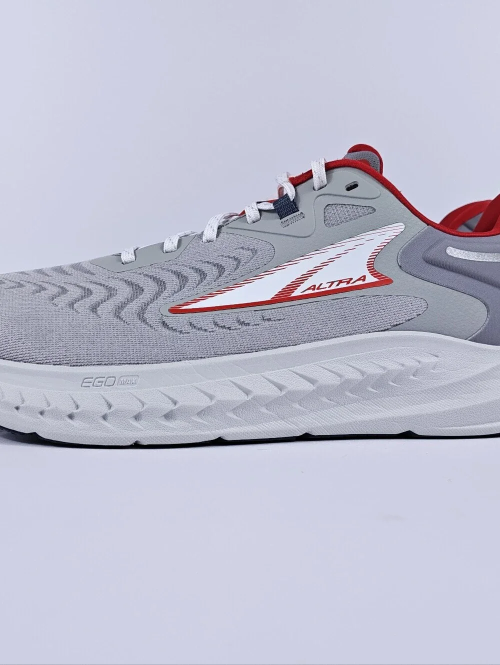 Altra Torin 7 Mens 10.5 Wide Zero Drop FootShape Road Running Shoes Gray EGO Max